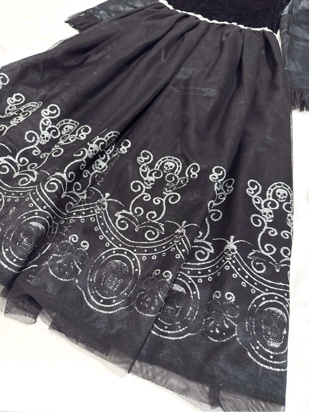 Chasing Fireflies Wishcraft Skeleton Princess Day of the Dead Dress Black 6